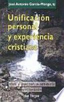 libro Unificación Personal Y Experiencia Cristiana